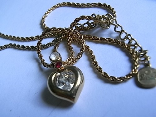 Vintage halskette kette mit - ,