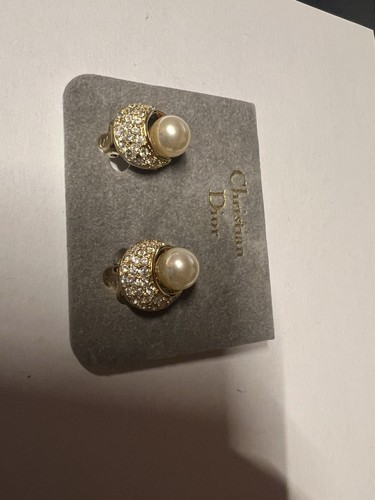 Dior ohrringe goldfarben perle - dior,