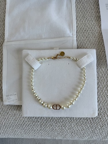 Dior perlen choker mit - -,