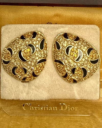 Dior vintage ohrclips 1980er - vintage,