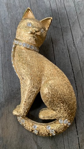 Katzen brosche henkel grosse - katzen,