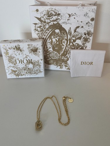 Dior halskette gold logo - dior,