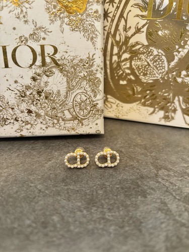 Elegante dior ohrringe - ohrringe, mit